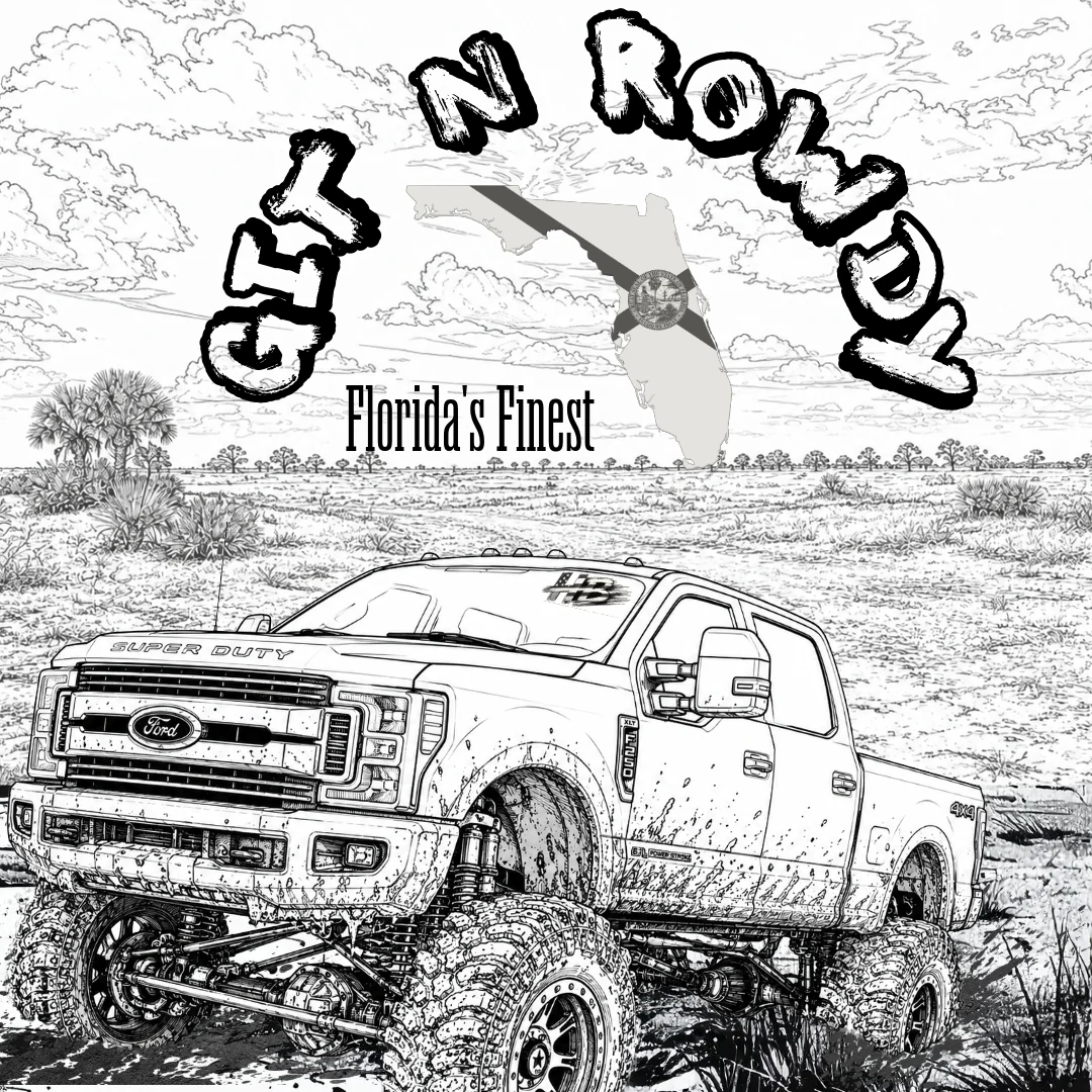 Get N Rolled Florida's Finest automotive graphic