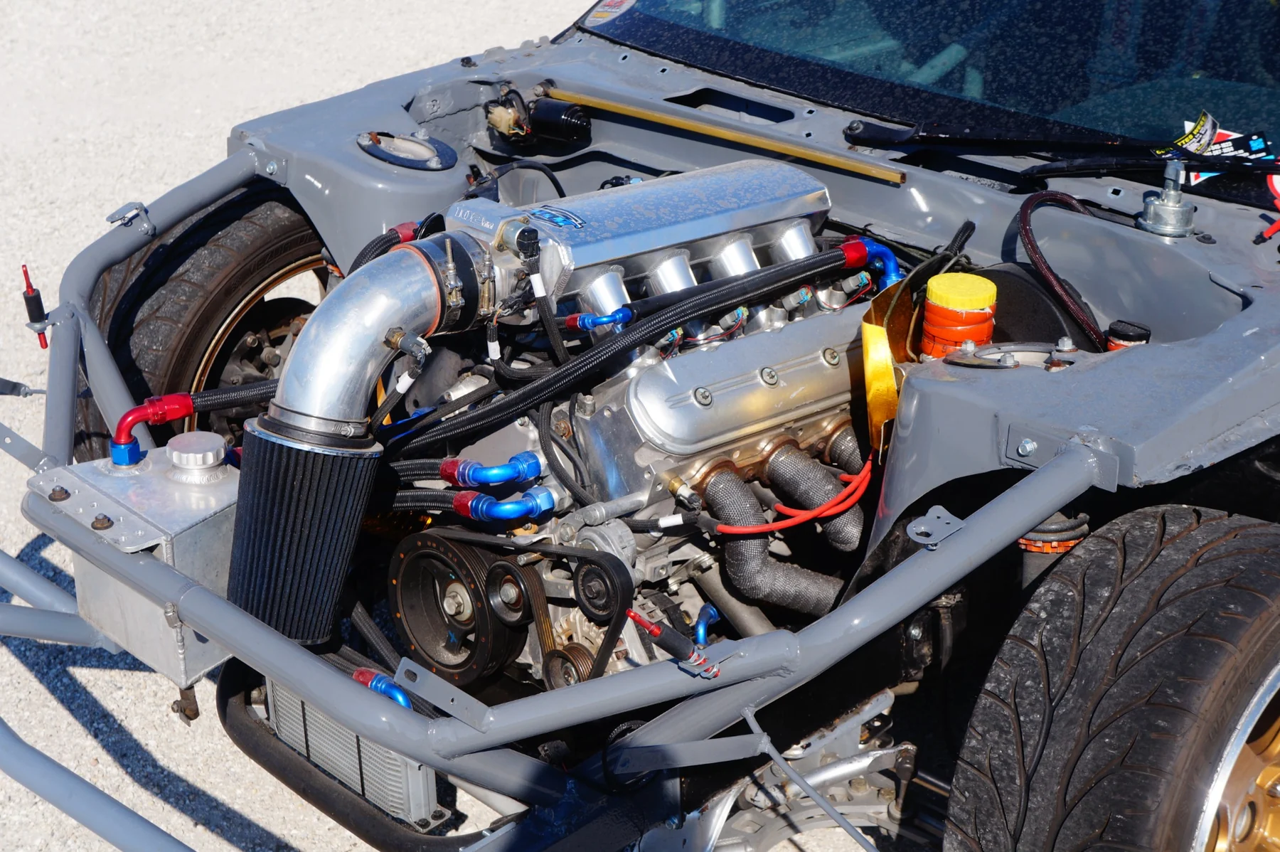 Performance engine bay photograph